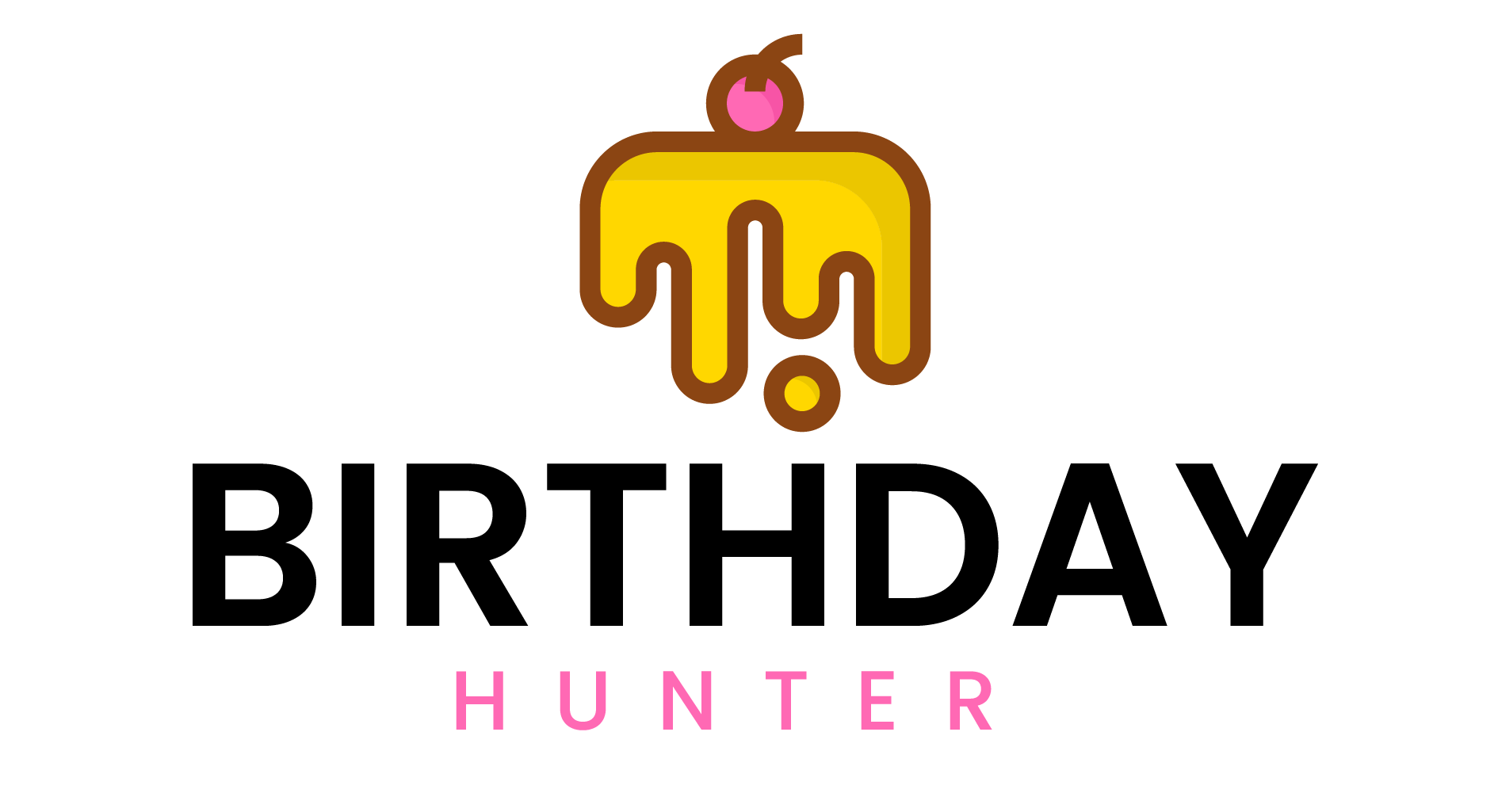 Birthday Hunter wordmark on light