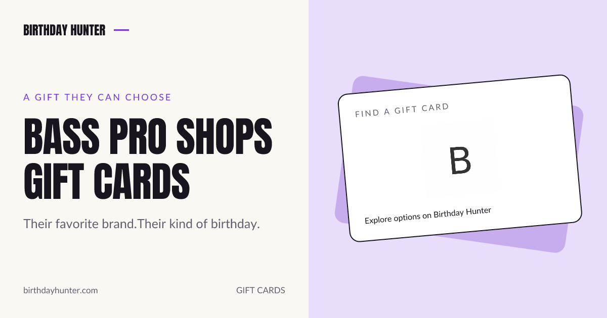Bass Pro Shops gift card