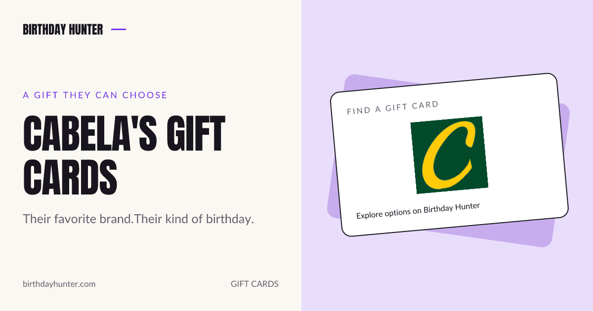 Cabela's gift card