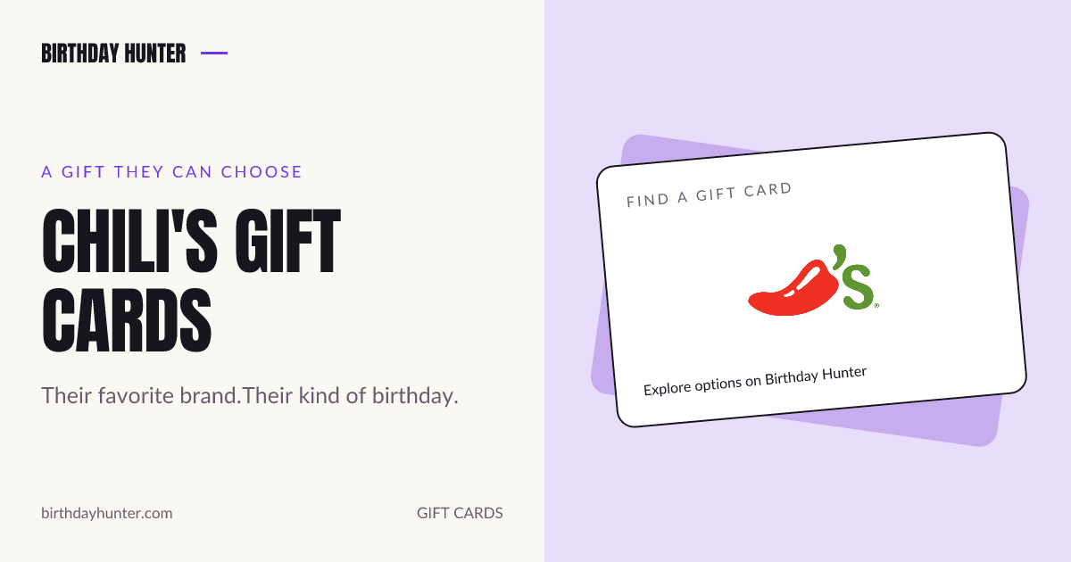 Chili's gift card