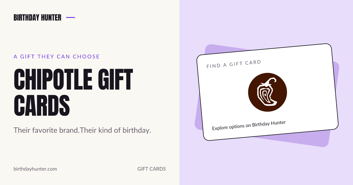 Chipotle gift card