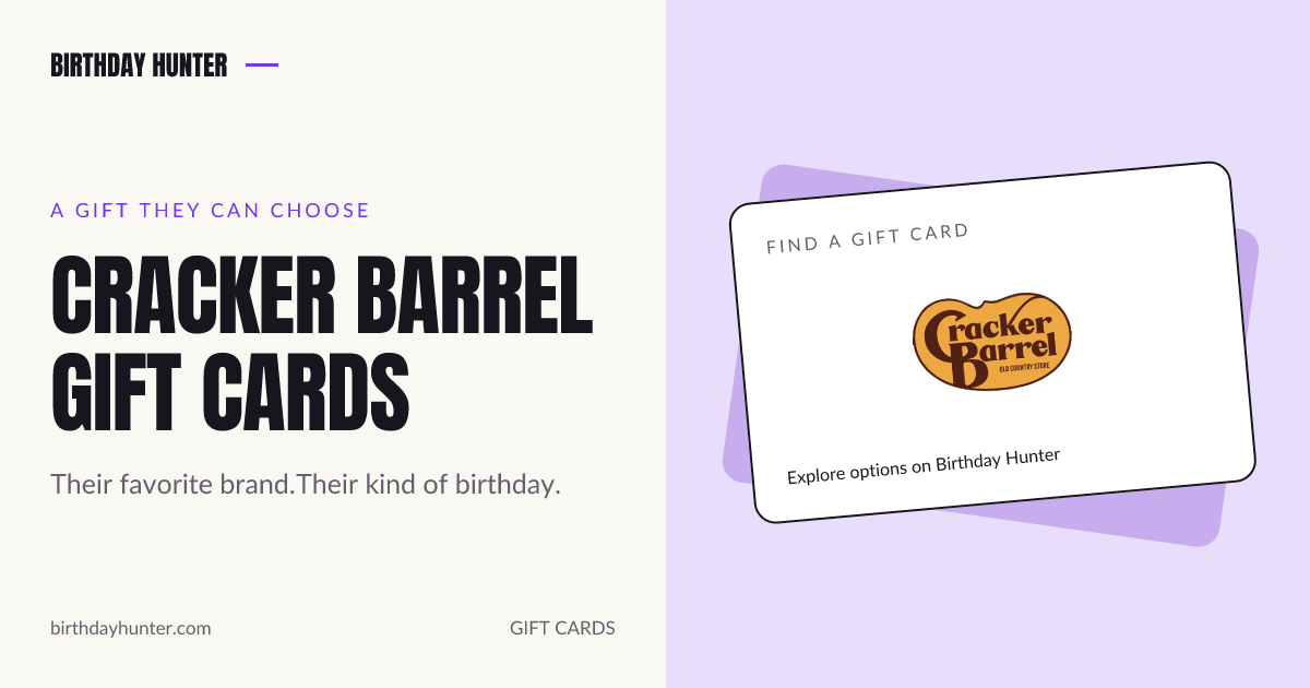 Cracker Barrel gift card