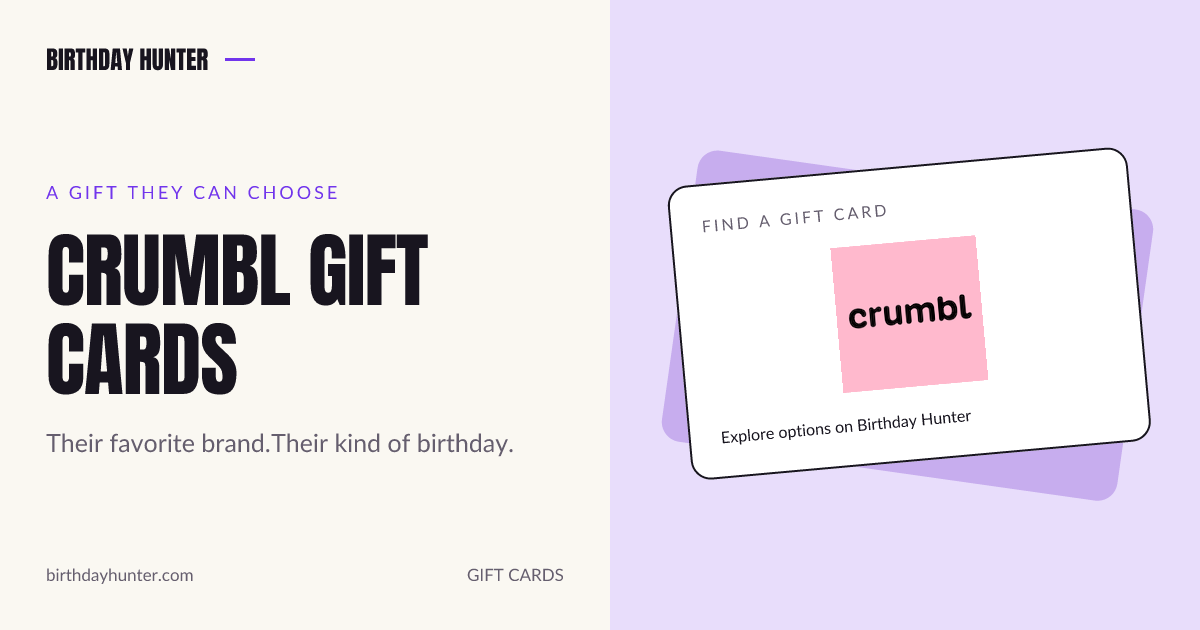 Crumbl gift card