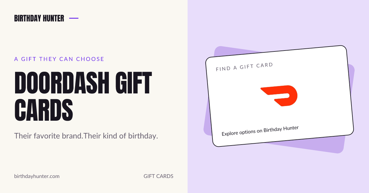 DoorDash gift card