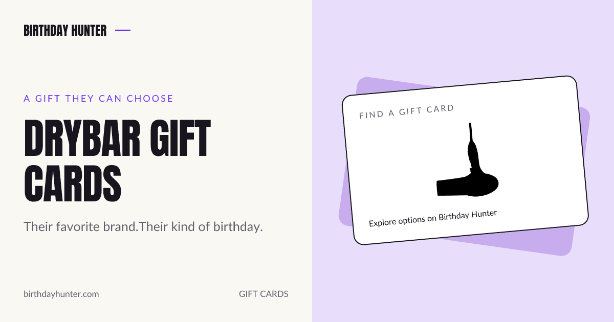 Drybar gift card