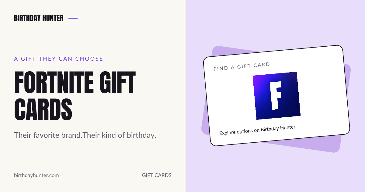Fortnite gift card