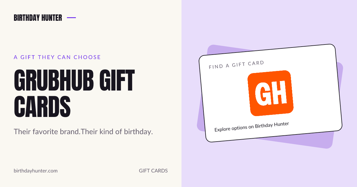 Grubhub gift card