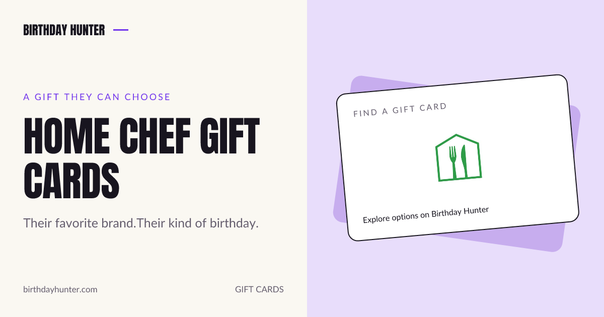 Home Chef gift card