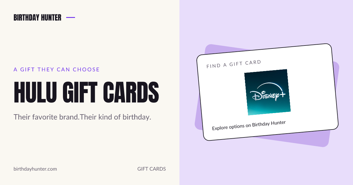Hulu gift card