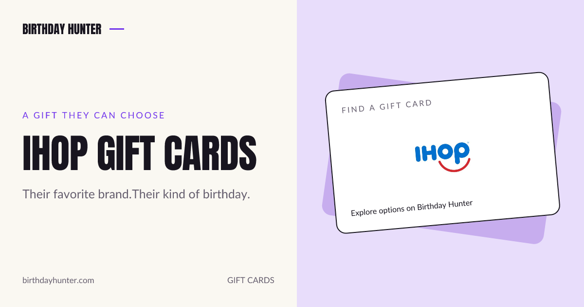 IHOP gift card