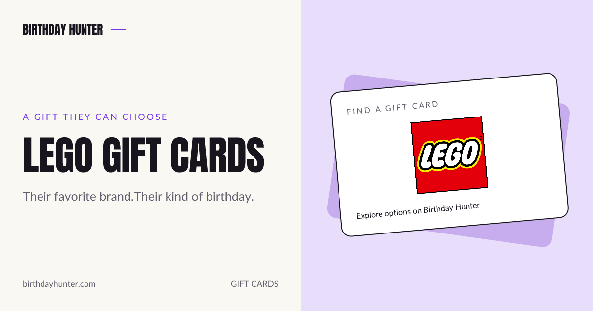 LEGO gift card