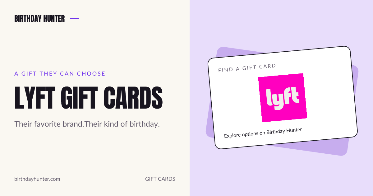 Lyft gift card