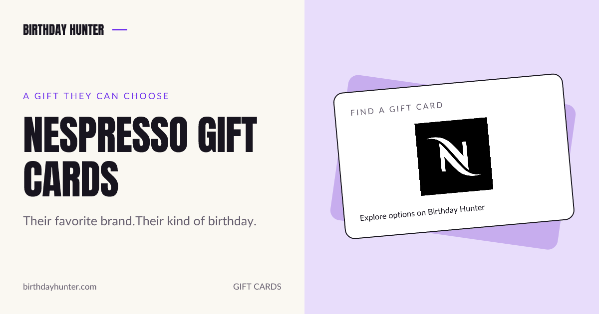 Nespresso gift card
