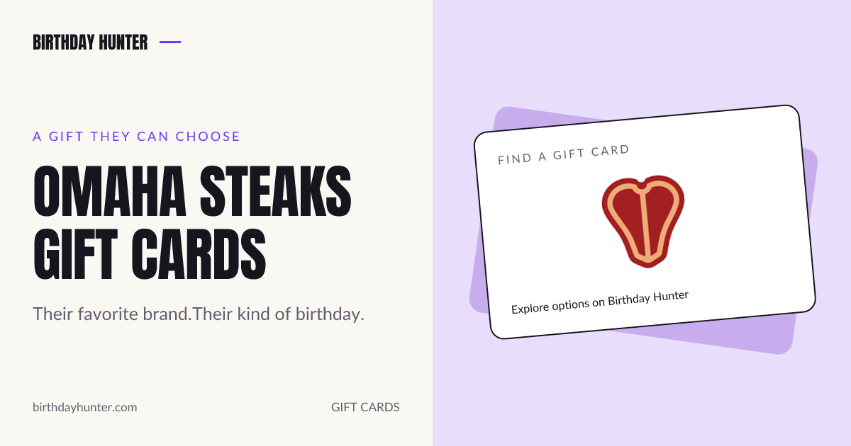 Omaha Steaks gift card