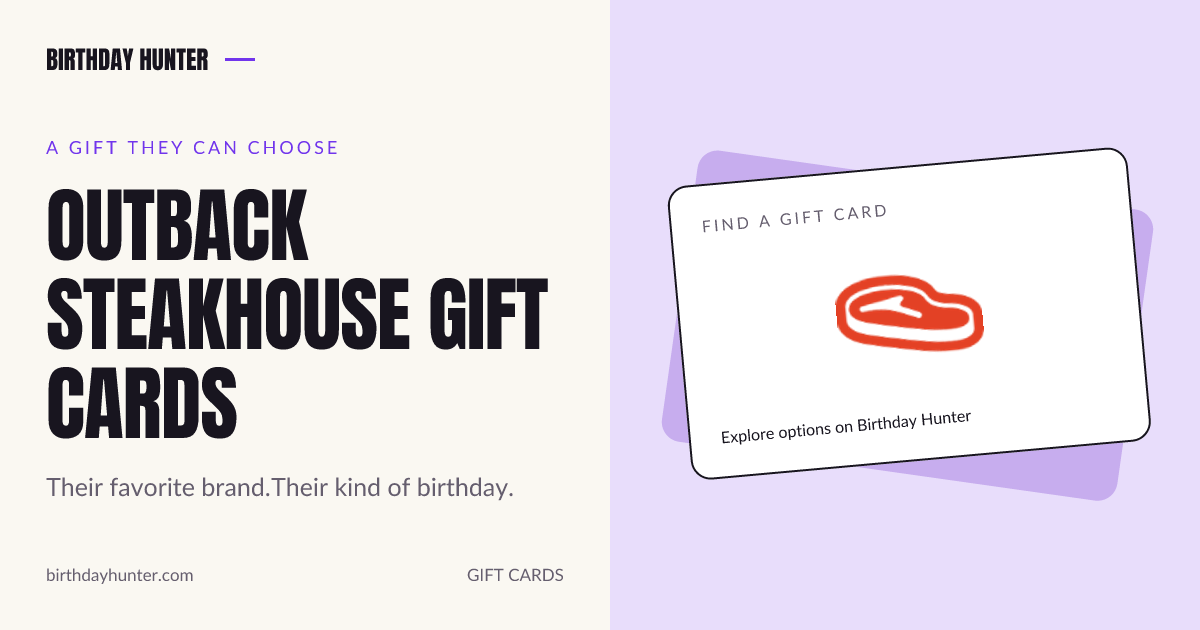 Outback Steakhouse gift card