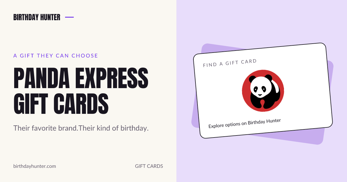 Panda Express gift card