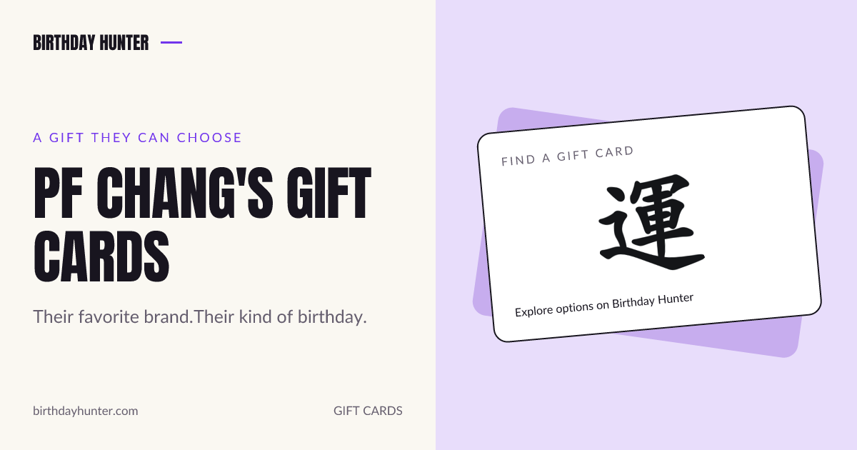 PF Chang's gift card