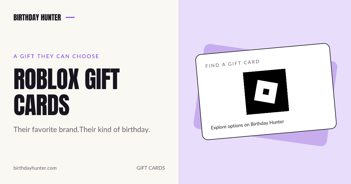 Roblox gift card