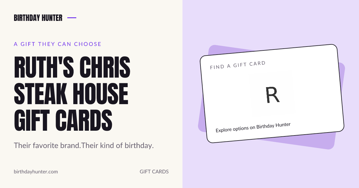 Ruth's Chris Steak House gift card
