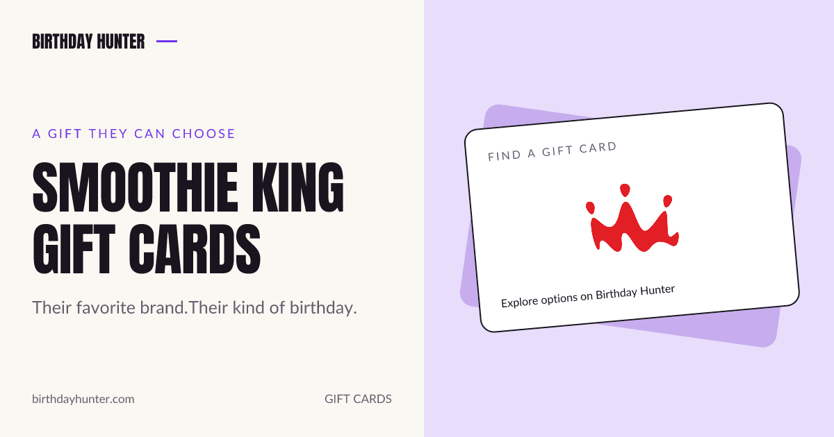 Smoothie King gift card