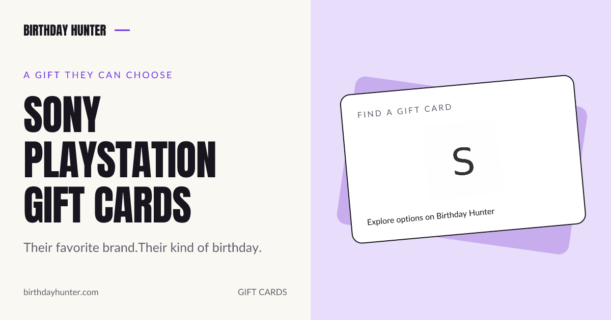 Sony PlayStation gift card