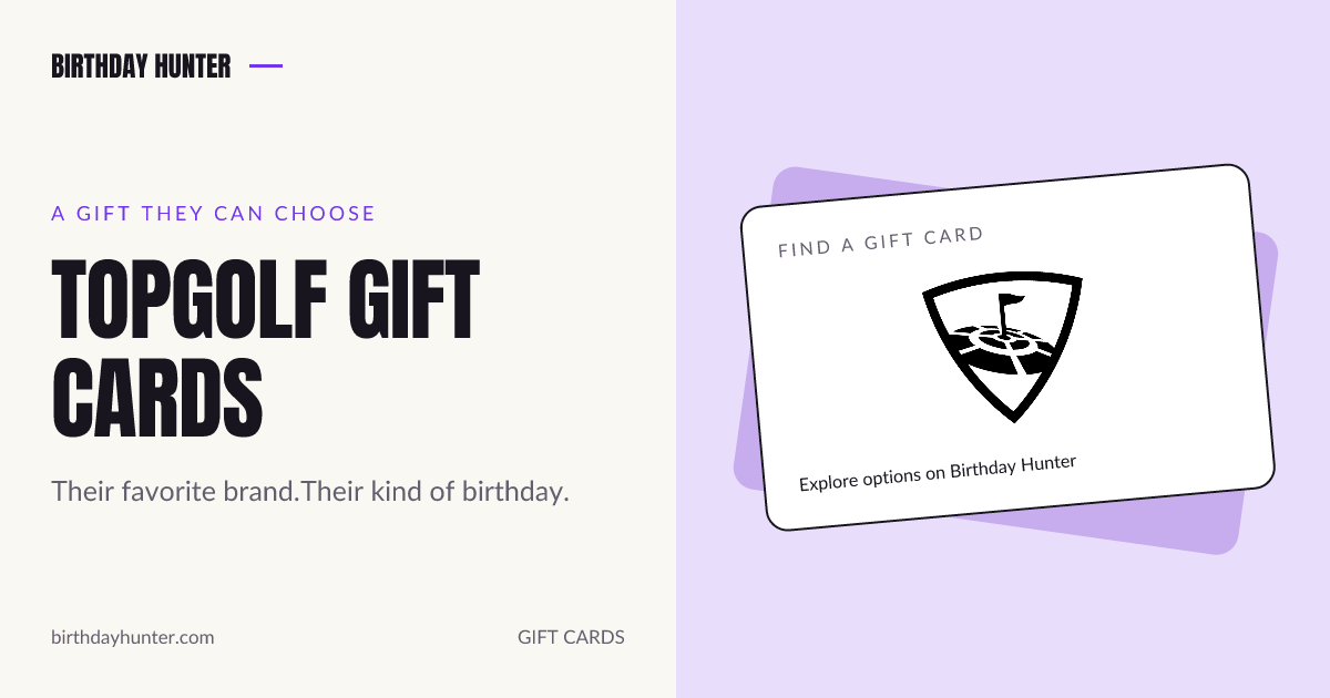Topgolf gift card