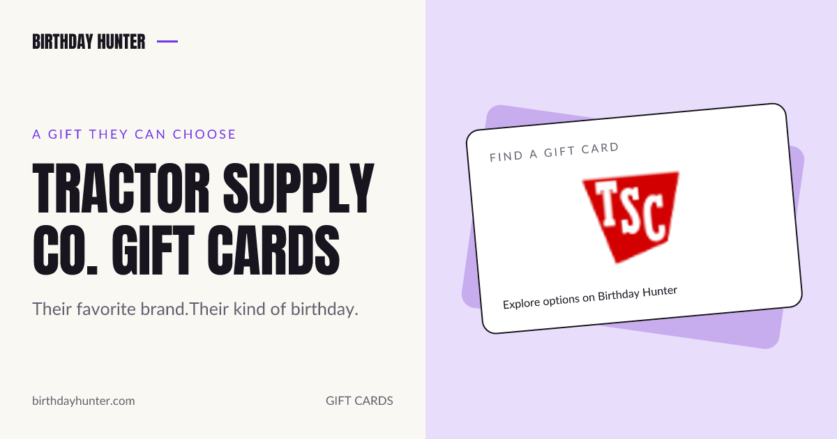 Tractor Supply Co. gift card