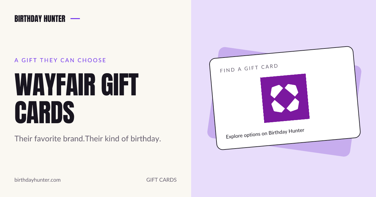 Wayfair gift card