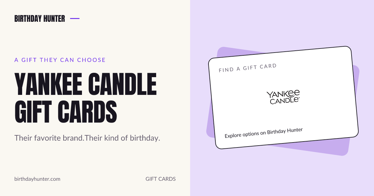 Yankee Candle gift card