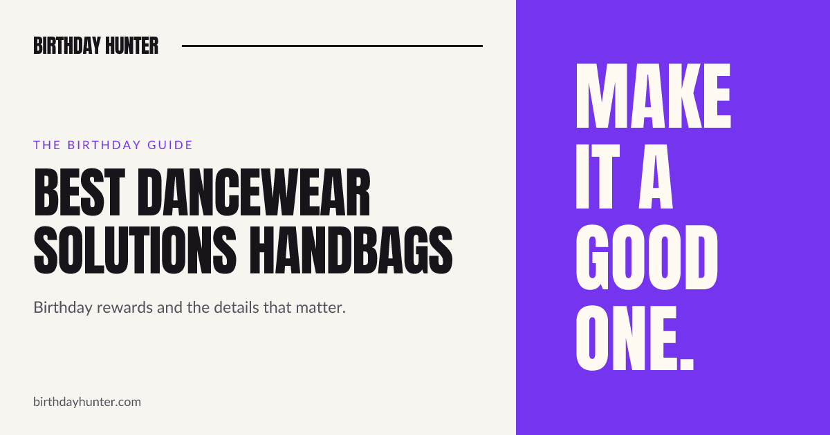 Best Dancewear Solutions Handbags | Birthday Hunter