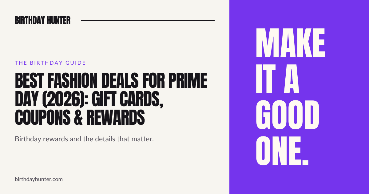 Best Fashion Deals for Prime Day (2026): Gift Cards, Coupons & Rewards