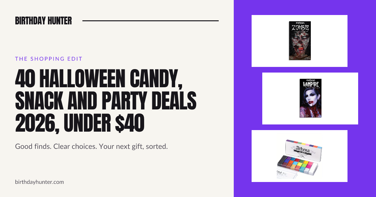 40 Halloween Candy, Snack and Party Deals 2026, Under $40