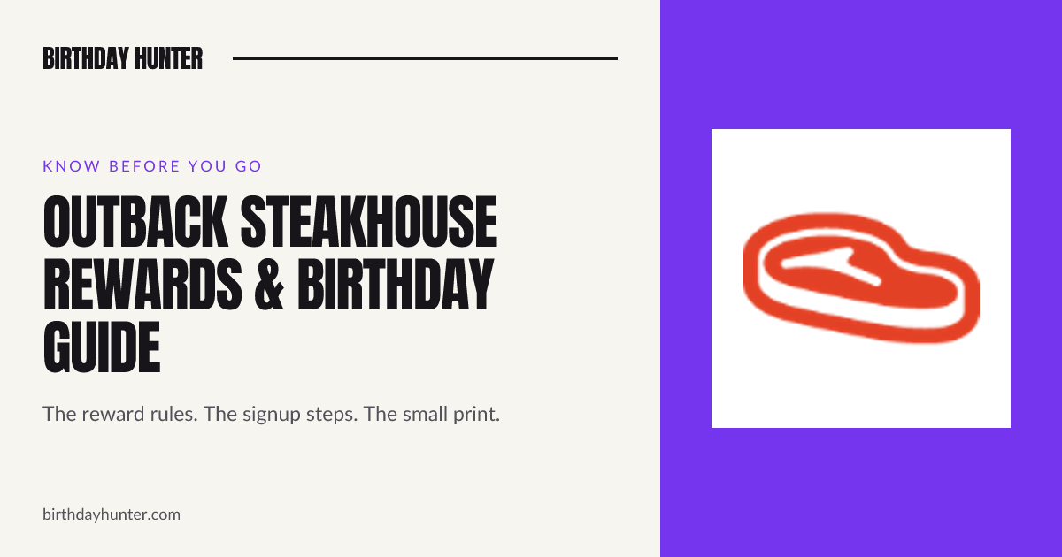Outback Birthday Reward 2026: How Dine Rewards Works
